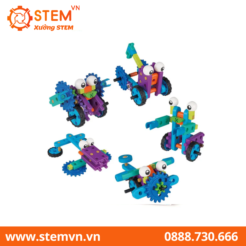 Robot hỗ trợ học tập cho lứa tuổi mầm non, tiểu học - Thames & Kosmos Kids First: Robot Engineer Science Kit w/ Storybook