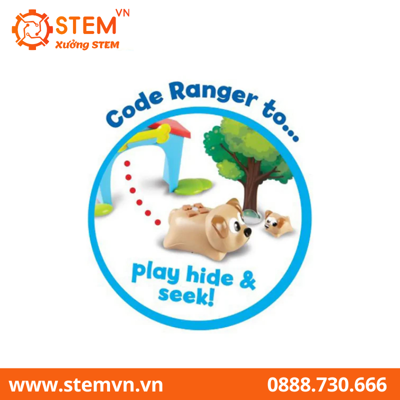 Đồ chơi lập trình cho lứa tuổi mầm non, tiểu học - Learning Resources Coding Critter Ranger & Zip Programmable Toy