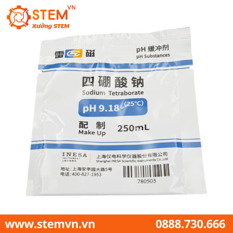 Gói hiệu chuẩn dụng cụ đo PH 4.0, 6.86, 9.18