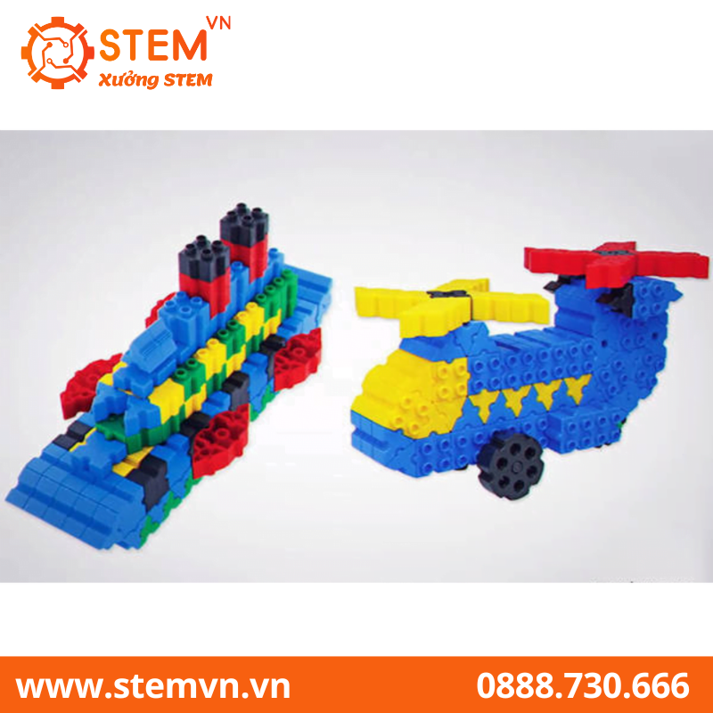 Đồ chơi lắp ráp cá mập và cá sấu 200 pcs MORPHUN MP40810