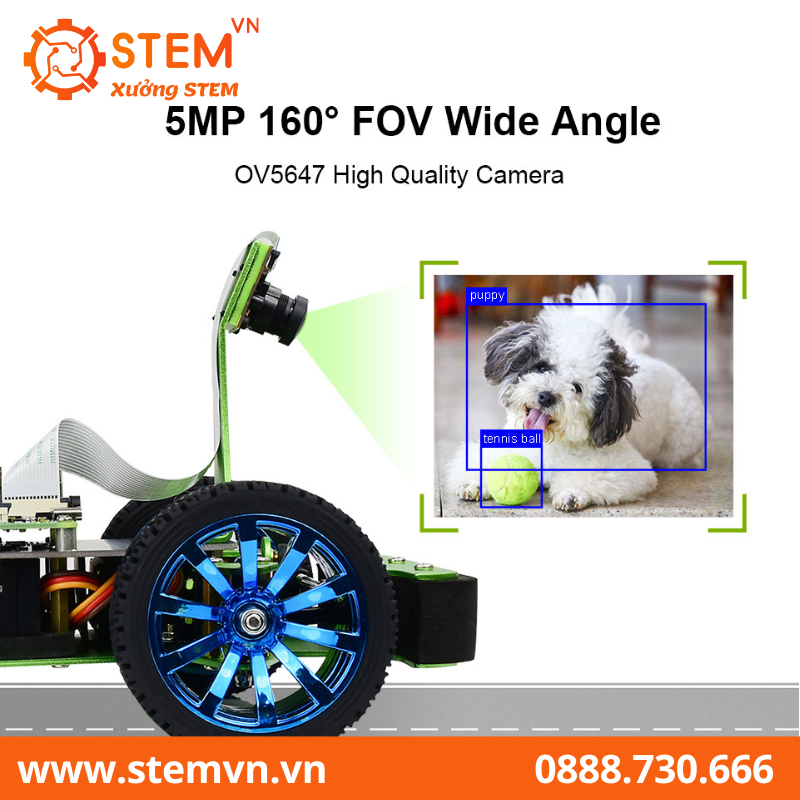 Robot đua xe AI PiRacer Raspberry Pi 4