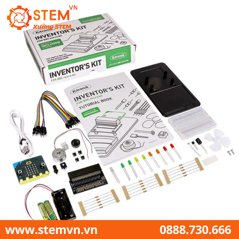 BBC micro:bit with Kitronik Inventor's Kit and Accessories