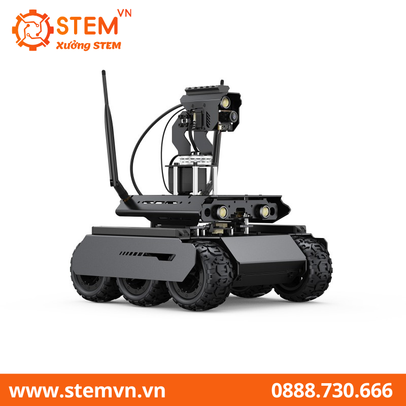 Robot AI 6 bánh 4WD dành cho bo mạch Jetson Orin Series