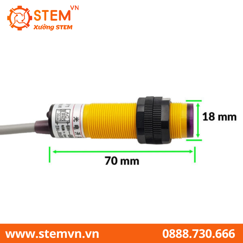 Cảm biến vật cản hồng ngoại E3F DS30Y1 2 dây 200VAC