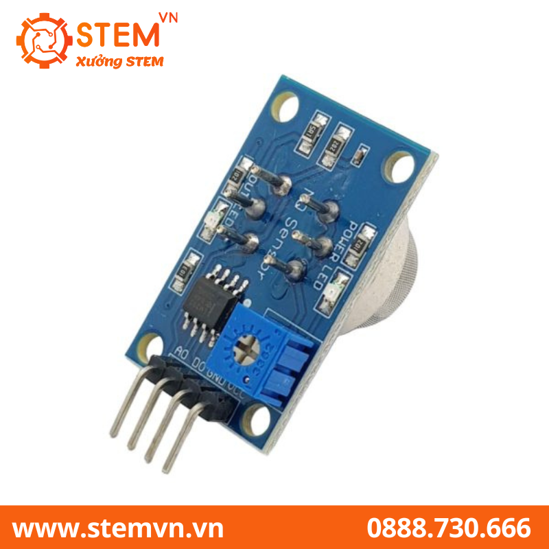 Cảm Biến Khí Gas (LPG/CO/CH4) MQ-2