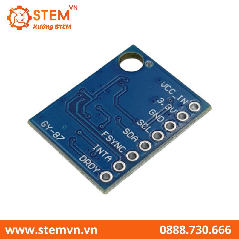 Cảm biến la bàn GY-87 10 DOF MPU6050 + BMP180 + HMC5883L