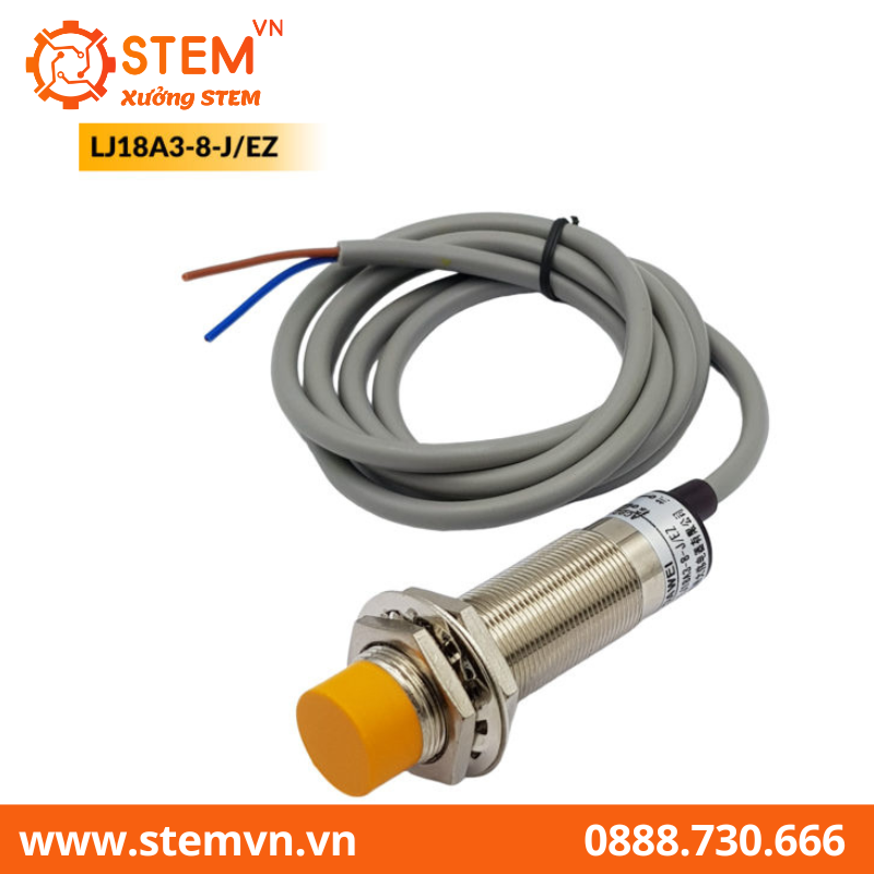Cảm biến tiệm cận kim loại 220V 2 dây Dawei LJ18A3-8-J/EZ NO 8mm