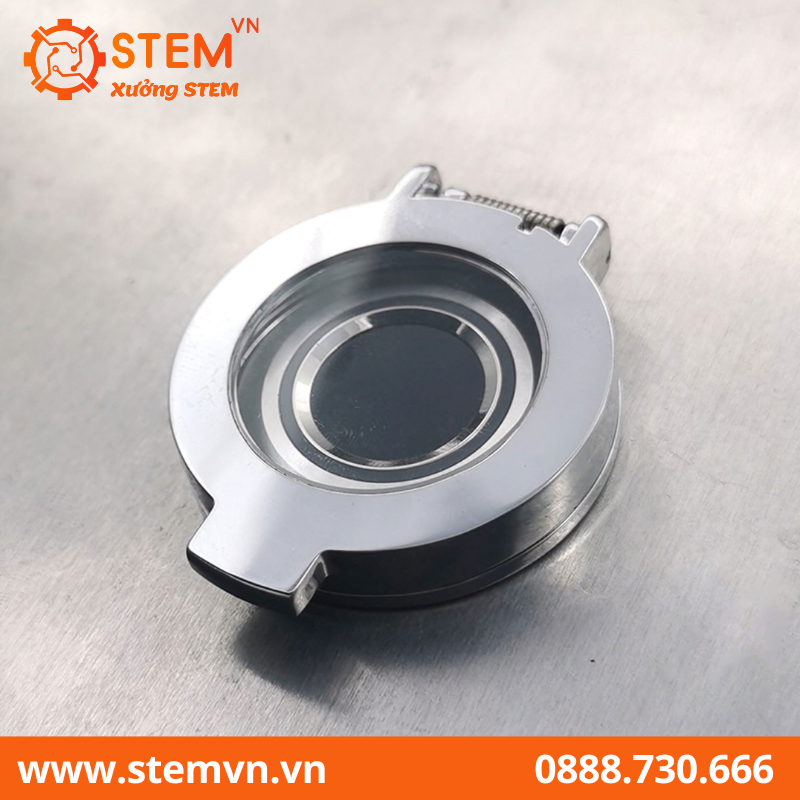 Vỏ hợp kim bảo vệ cảm biến vân tay R503-19 mm