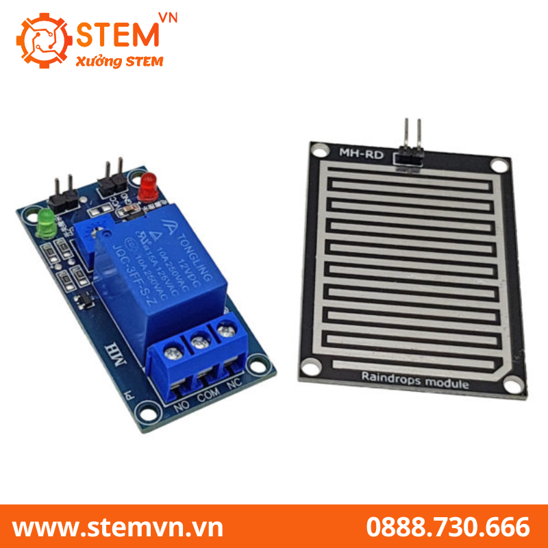 Cảm biến mưa relay 12VDC