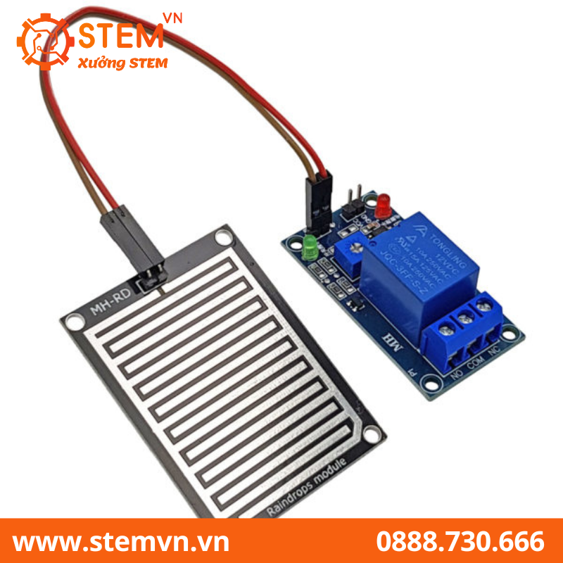 Cảm biến mưa relay 12VDC