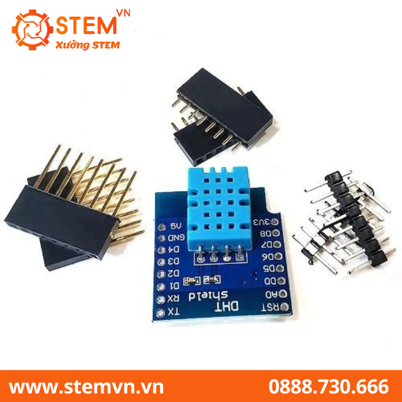 ESP8266 NodeMCU Lua D1 Mini DHT11 Shield