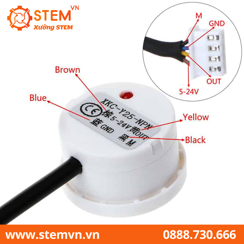 Cảm biến mực chất lỏng không tiếp xúc XKC-Y25-V