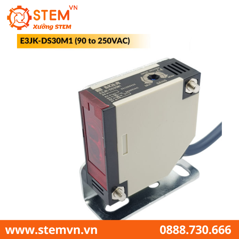 Cảm biến Quang DaWei E3JK-DS100M1 (12-240V)