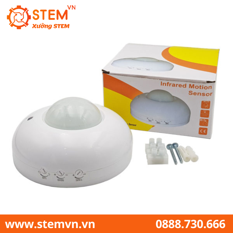 Công tắc cảm biến chuyển động hồng ngoại, ánh sáng 2 tùy chỉnh