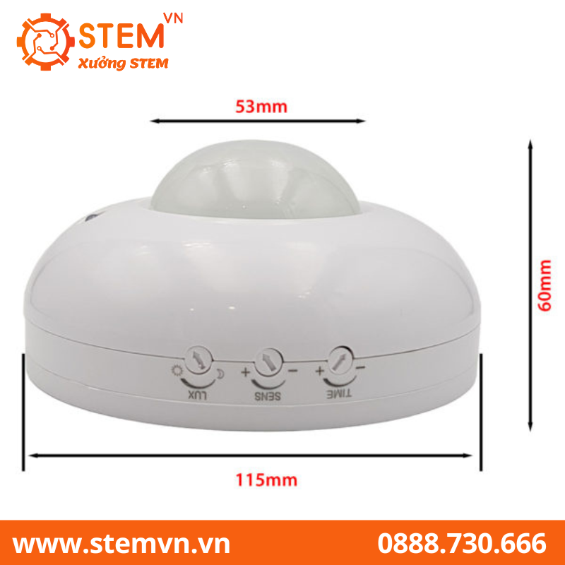 Công tắc cảm biến chuyển động hồng ngoại, ánh sáng 3 tùy chỉnh