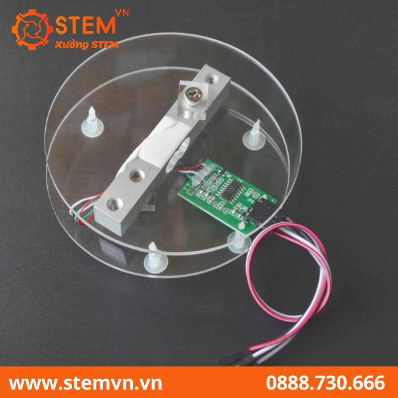 Bộ Cảm Biến Cân Nặng Loadcell 5kg và Khung Bàn Cân Mica