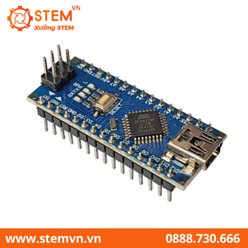 Arduino Nano V3.0 ATmega328P (Không kèm dây cáp USB)