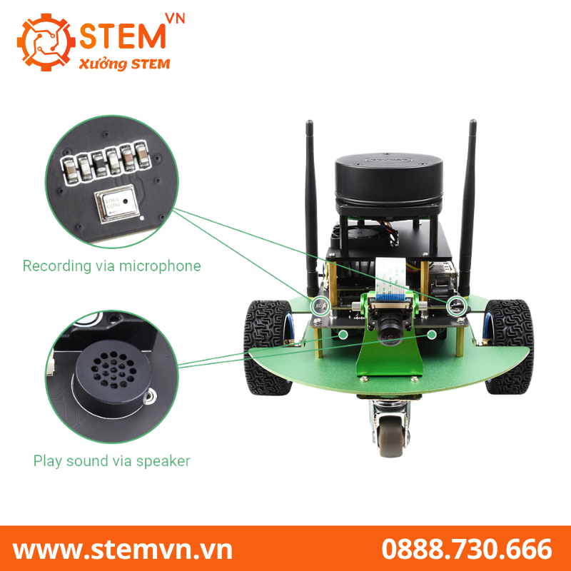 Robot JetBot Phiên bản chuyên nghiệp ROS AI Kit B