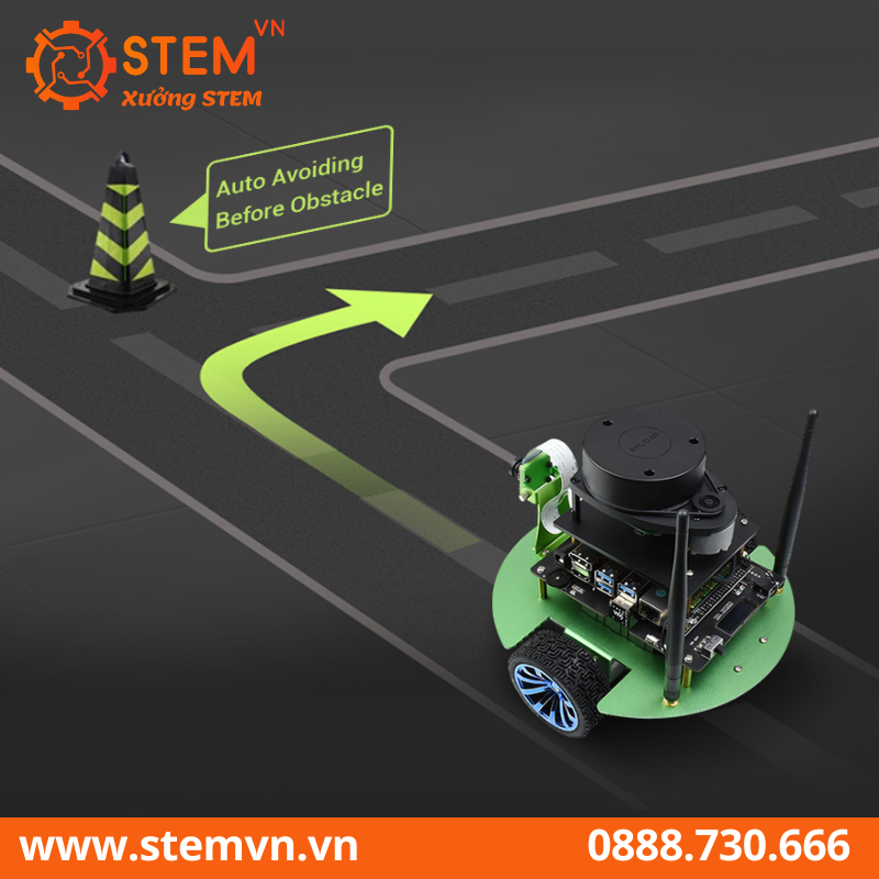 Robot JetBot Phiên bản chuyên nghiệp ROS AI Kit B