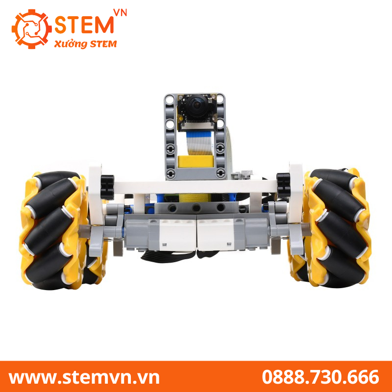 Bộ BuildMecar Robot thông minh có bánh xe Mecanum