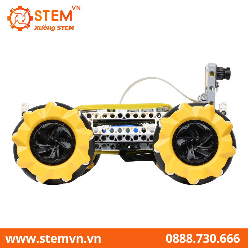 Bộ BuildMecar Robot thông minh có bánh xe Mecanum