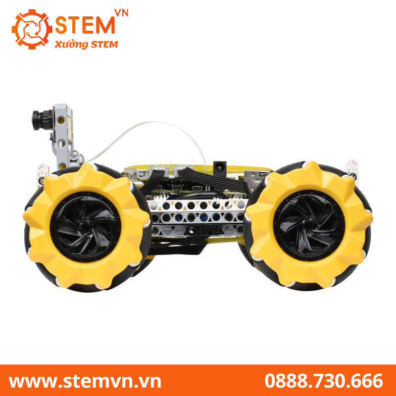 Bộ BuildMecar Robot thông minh có bánh xe Mecanum