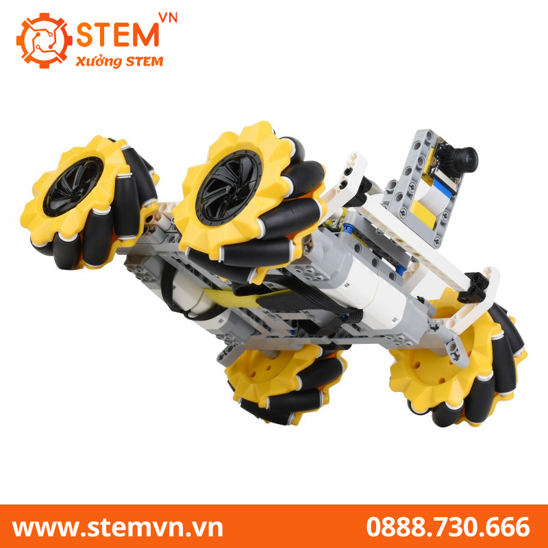 Bộ BuildMecar Robot thông minh có bánh xe Mecanum