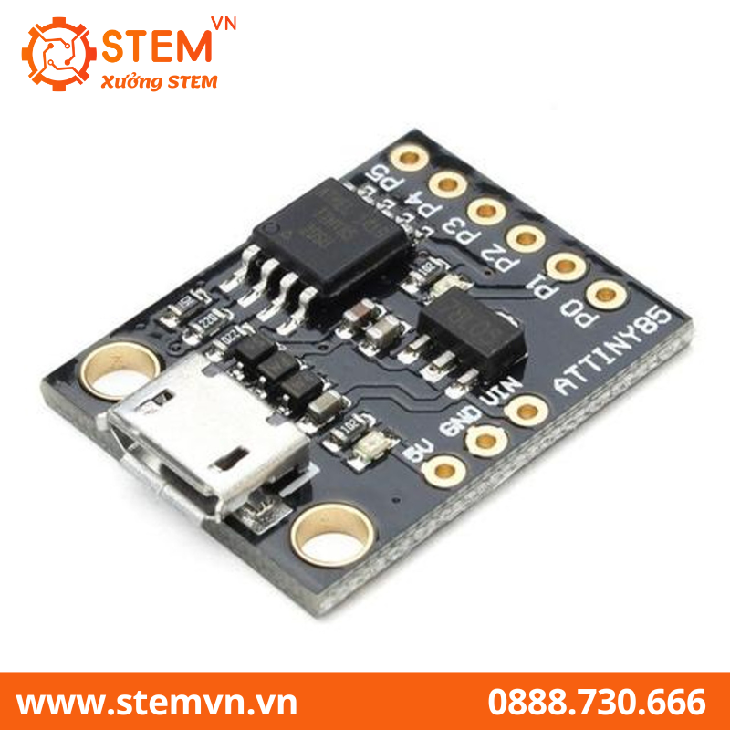 ATTINY85 cổng micro usb