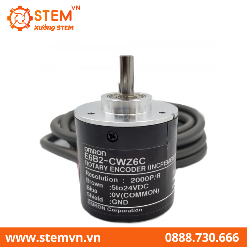 Encoder Omron E6B2 - CWZ6C 1000 xung 2000 xung Loại 2000 xung