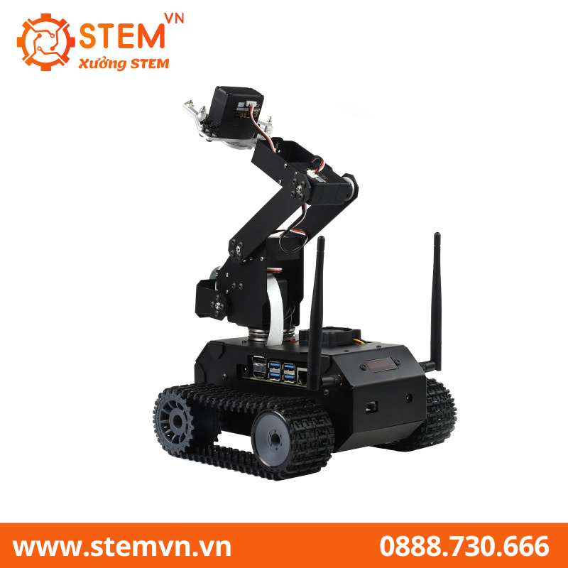 Robot AI JETANK đi kèm với Waveshare Jetson Nano Dev Kit