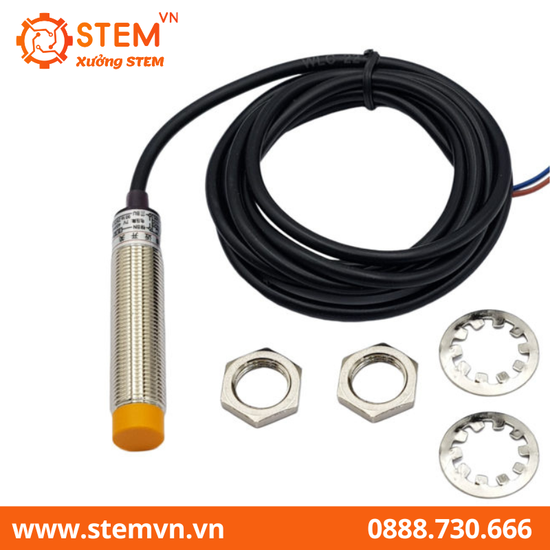Cảm biến tiệm cận kim loại 220V 2 dây Dawei LJ12A3-4-J/EZ NO 4mm