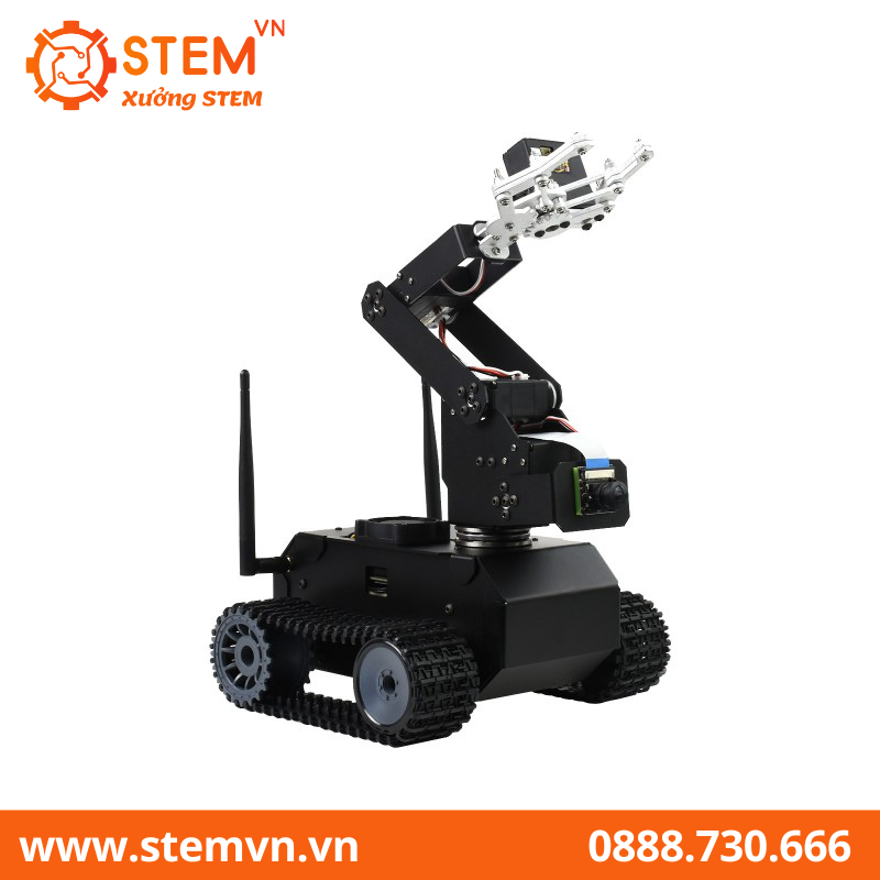 Robot AI JETANK đi kèm với Waveshare Jetson Nano Dev Kit