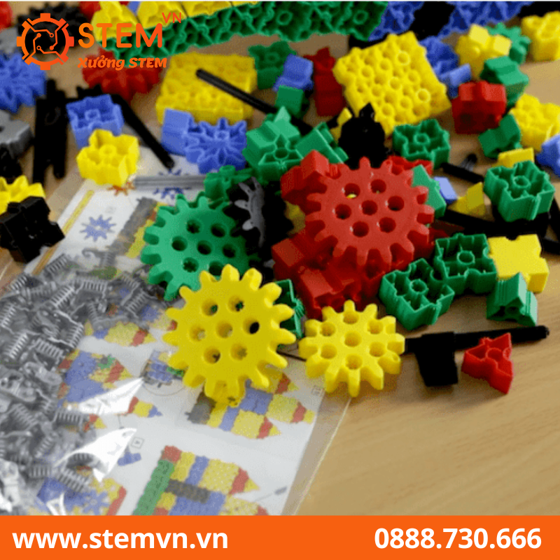 Đồ chơi lắp ráp chuyển động bánh răng 200 pcs MORPHUN MP42700