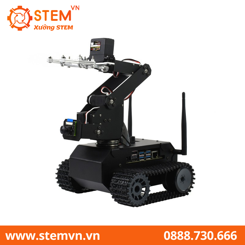 Robot AI JETANK đi kèm với Waveshare Jetson Nano Dev Kit