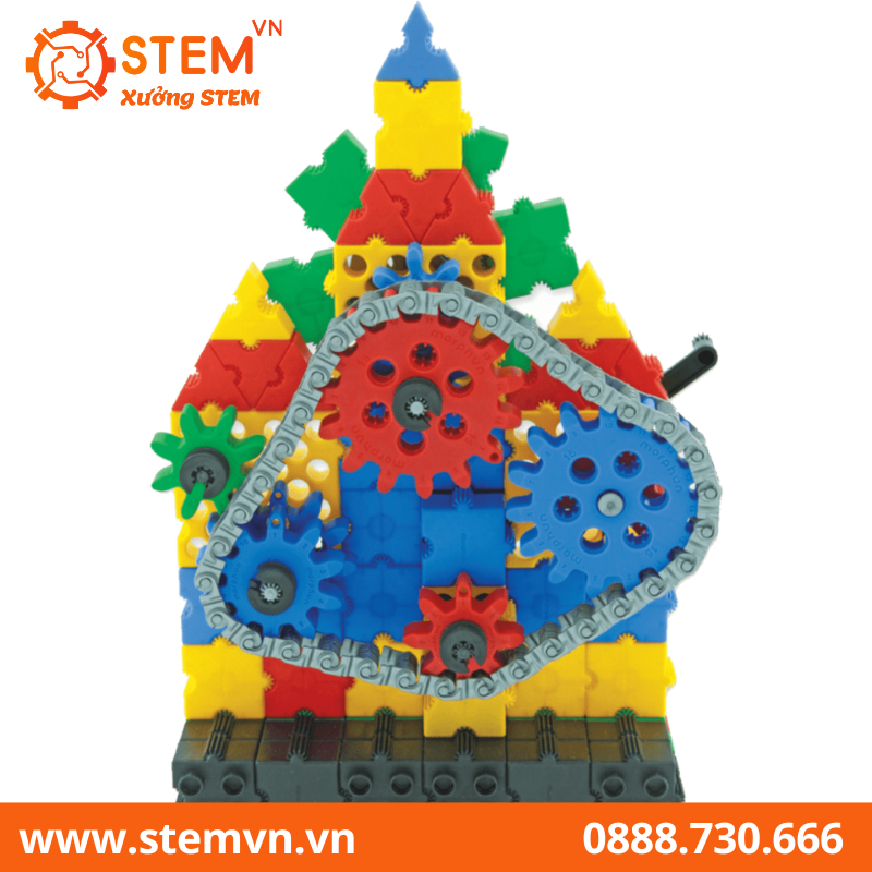 Đồ chơi lắp ráp chuyển động bánh răng 200 pcs MORPHUN MP42700