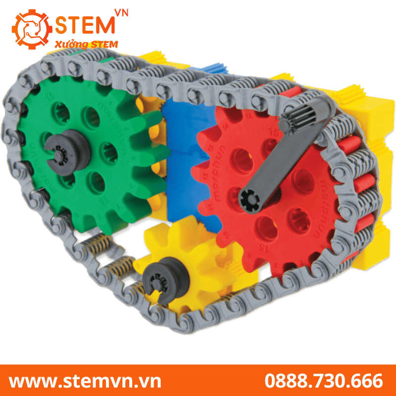 Đồ chơi lắp ráp chuyển động bánh răng 200 pcs MORPHUN MP42700