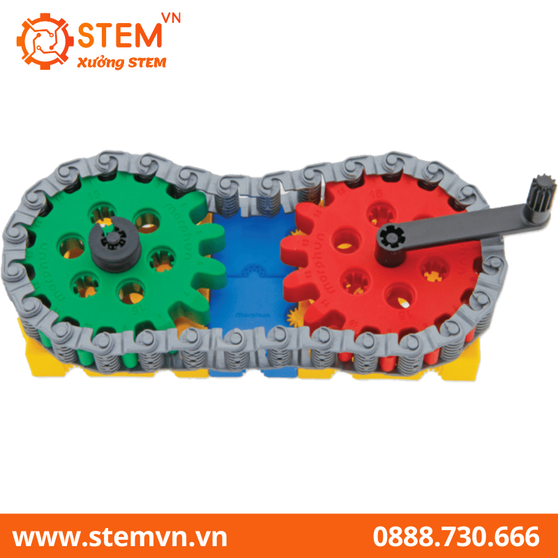 Đồ chơi lắp ráp chuyển động bánh răng 200 pcs MORPHUN MP42700