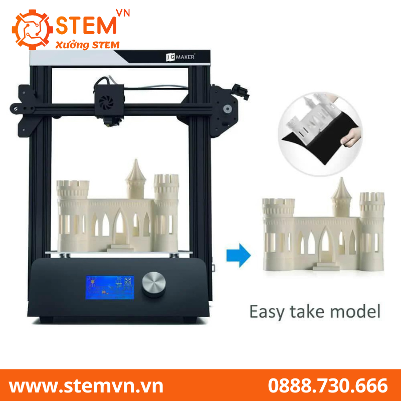Máy in 3d JGMaker Magic 3D Printer không báo tình trạng
