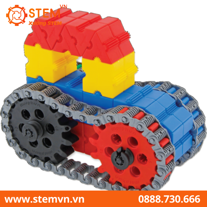 Đồ chơi lắp ráp chuyển động chuỗi liên kết bánh răng MORPHUN MP42810