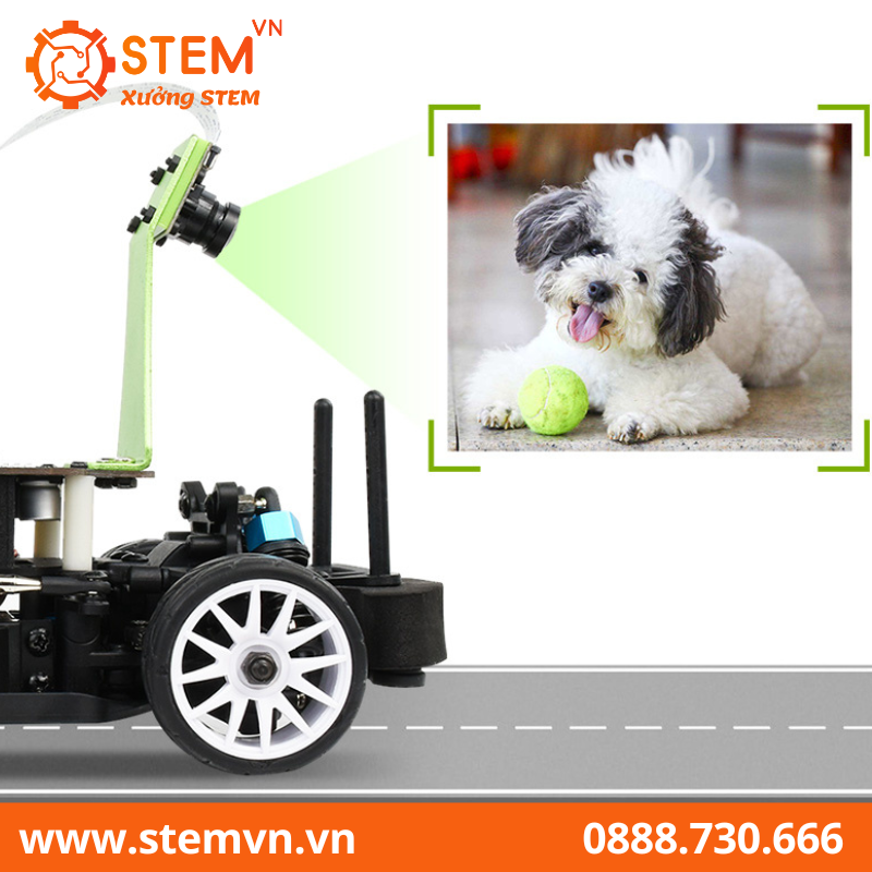 Robot đua xe AI PiRacer Pro Raspberry Pi 4