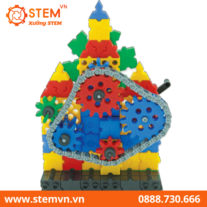 Đồ chơi lắp ráp chuyển động chuỗi liên kết bánh răng MORPHUN MP42810