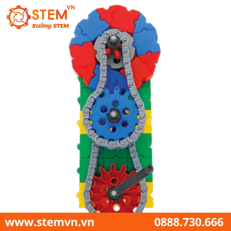 Đồ chơi lắp ráp chuyển động chuỗi liên kết bánh răng MORPHUN MP42810