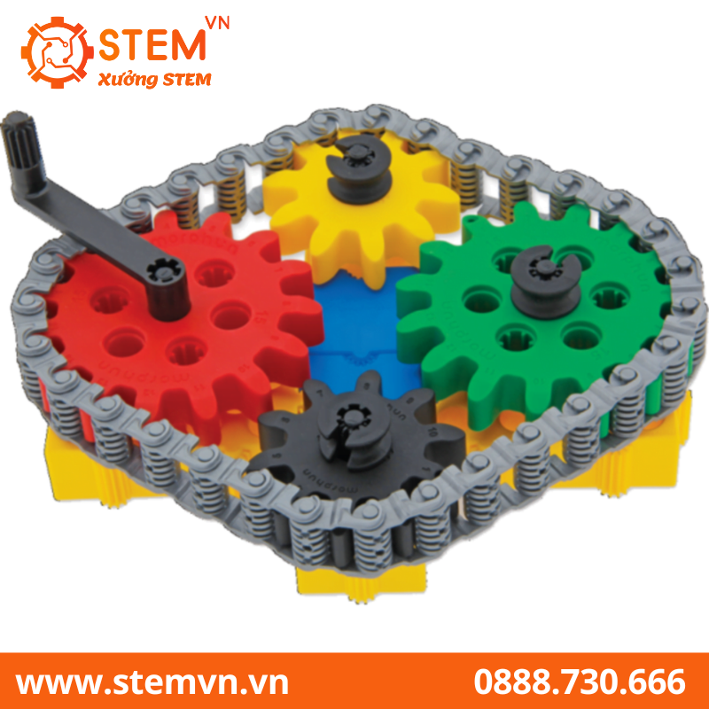 Đồ chơi lắp ráp chuyển động chuỗi liên kết bánh răng MORPHUN MP42810
