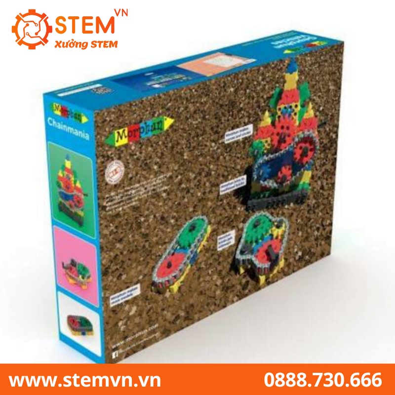 Đồ chơi lắp ráp chuyển động chuỗi liên kết bánh răng MORPHUN MP42810