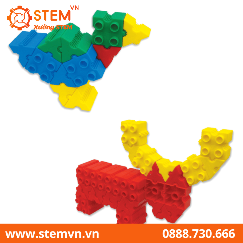 Đồ chơi lắp ráp 24 mô hình động vật 252 pcs MORPHUN MP24700