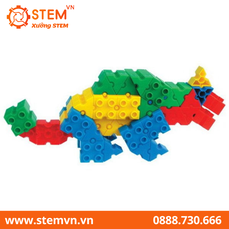 Đồ chơi lắp ráp 7 mô hình khủng long 100 pcs MORPHUN MP25202