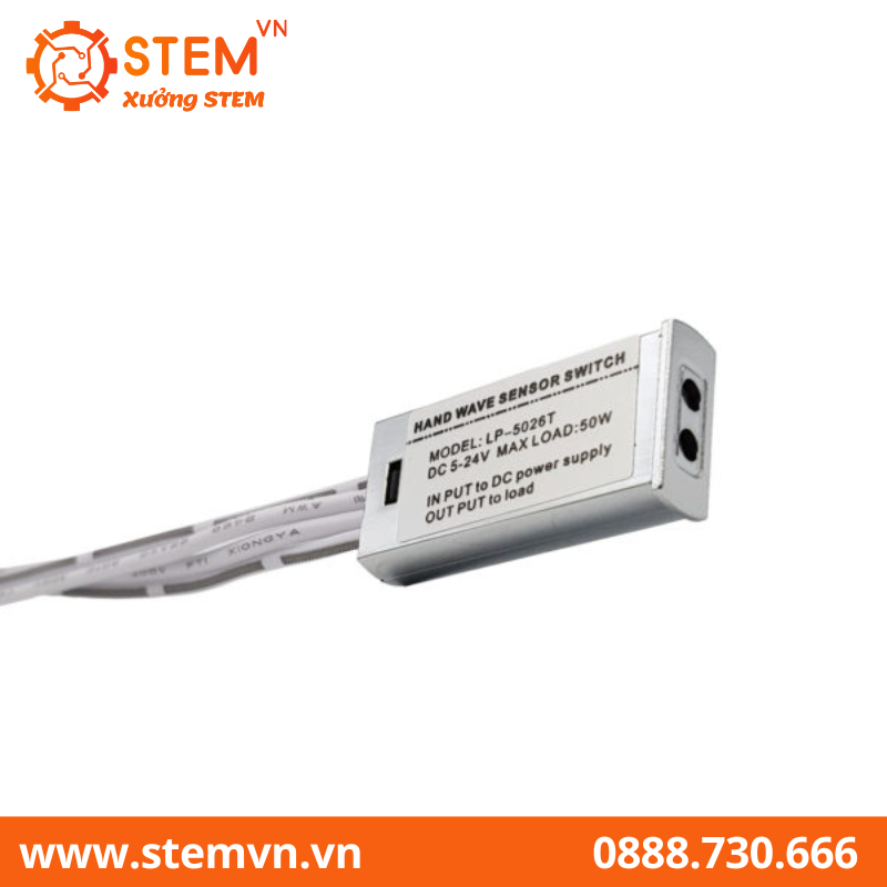 Công tắc cảm biến bật tắt đèn Led LP-5026M 12VDC