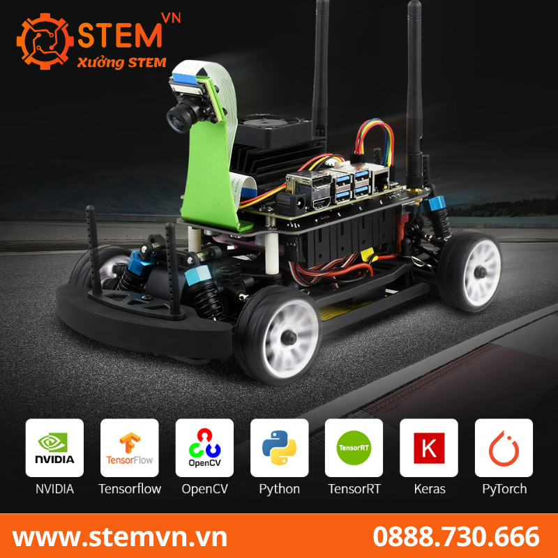 Robot đua xe AI JetRacer Pro AI Kit B Jetson Nano
