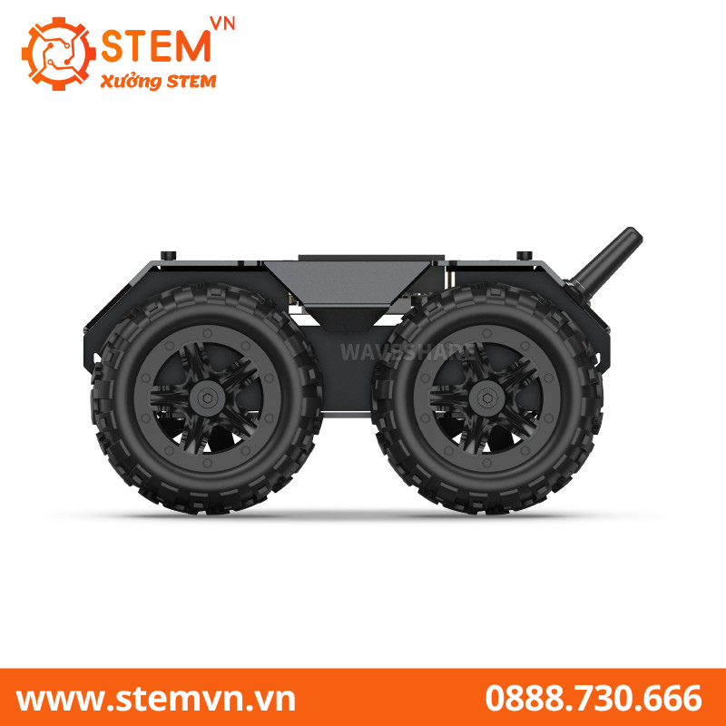 Khung xe robot di động 4WD linh hoạt và có thể mở rộng