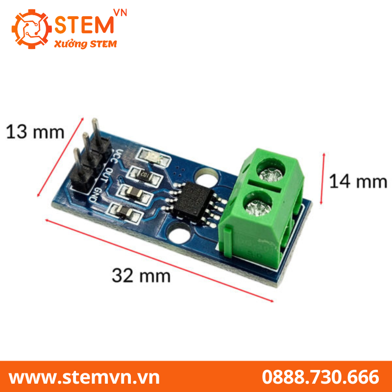 Cảm Biến Dòng Điện Hall ACS712 30A